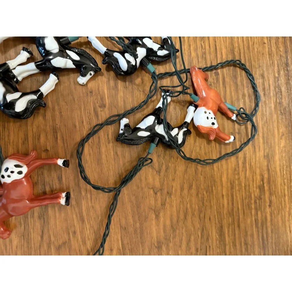 Western Horse Christmas Tree Light Covers Cowgirl Cowboy Farmhouse Ranch